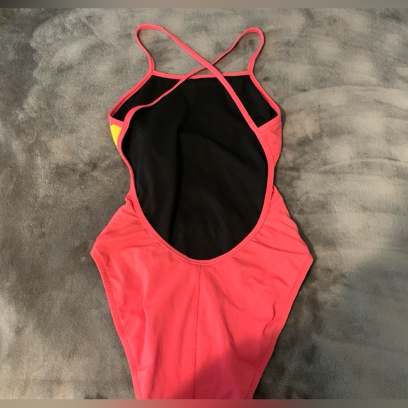 Pink Speedo One-Piece Bathing Suit - Picture 3 of 4